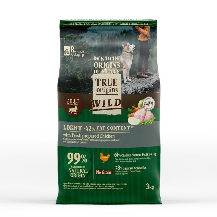 True Origins Wild Light Pollo pienso para perros