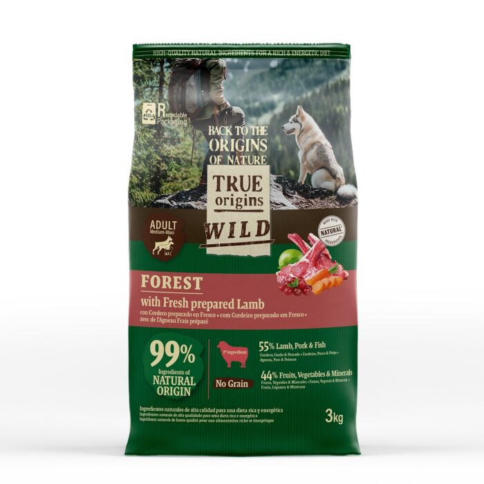 True Origins Wild Forest Cordero Pienso para perros